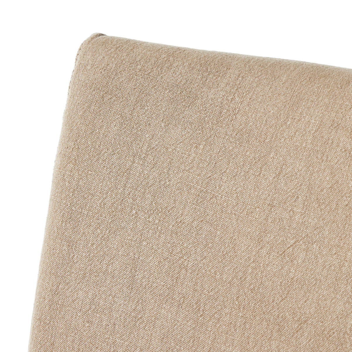 Close-up of the textured Broadway Canvas fabric used in the Sierra Slipcovered Dining Chair.