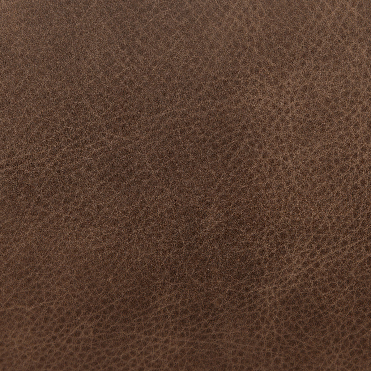 Palermo Cigar textured leather swatch showcasing the rich, warm finish of Orson Dining Chair.