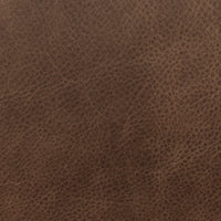 Palermo Cigar textured leather swatch showcasing the rich, warm finish of Orson Dining Chair.