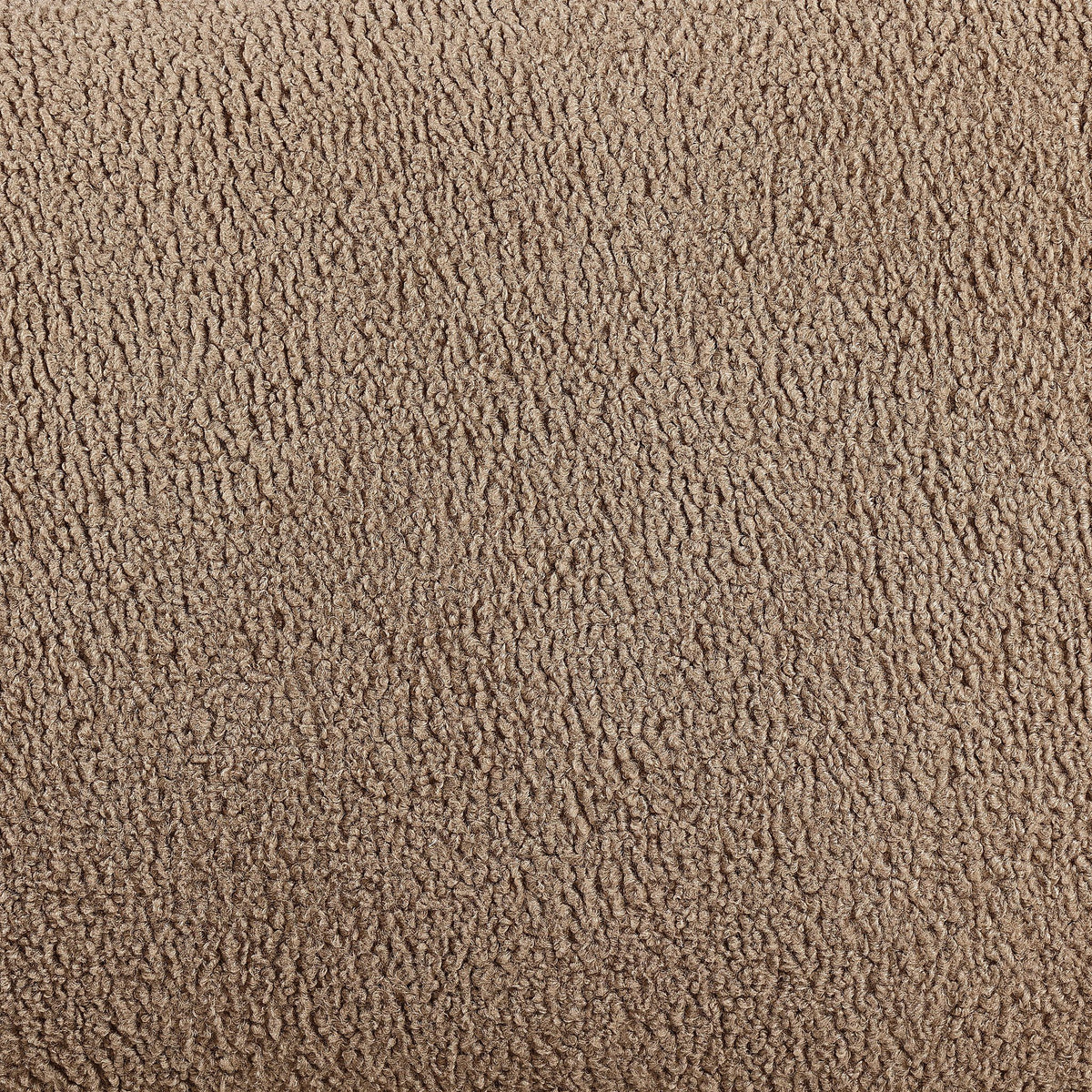 Soft sheepskin texture of the Clover Chair in Camel color, showcasing its plush finish.