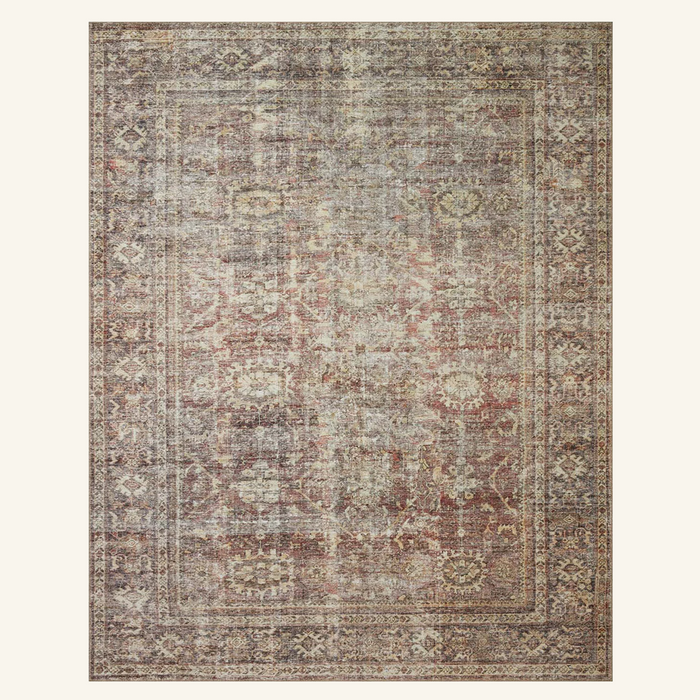 Georgie Area Rug in Bordeaux/Antique