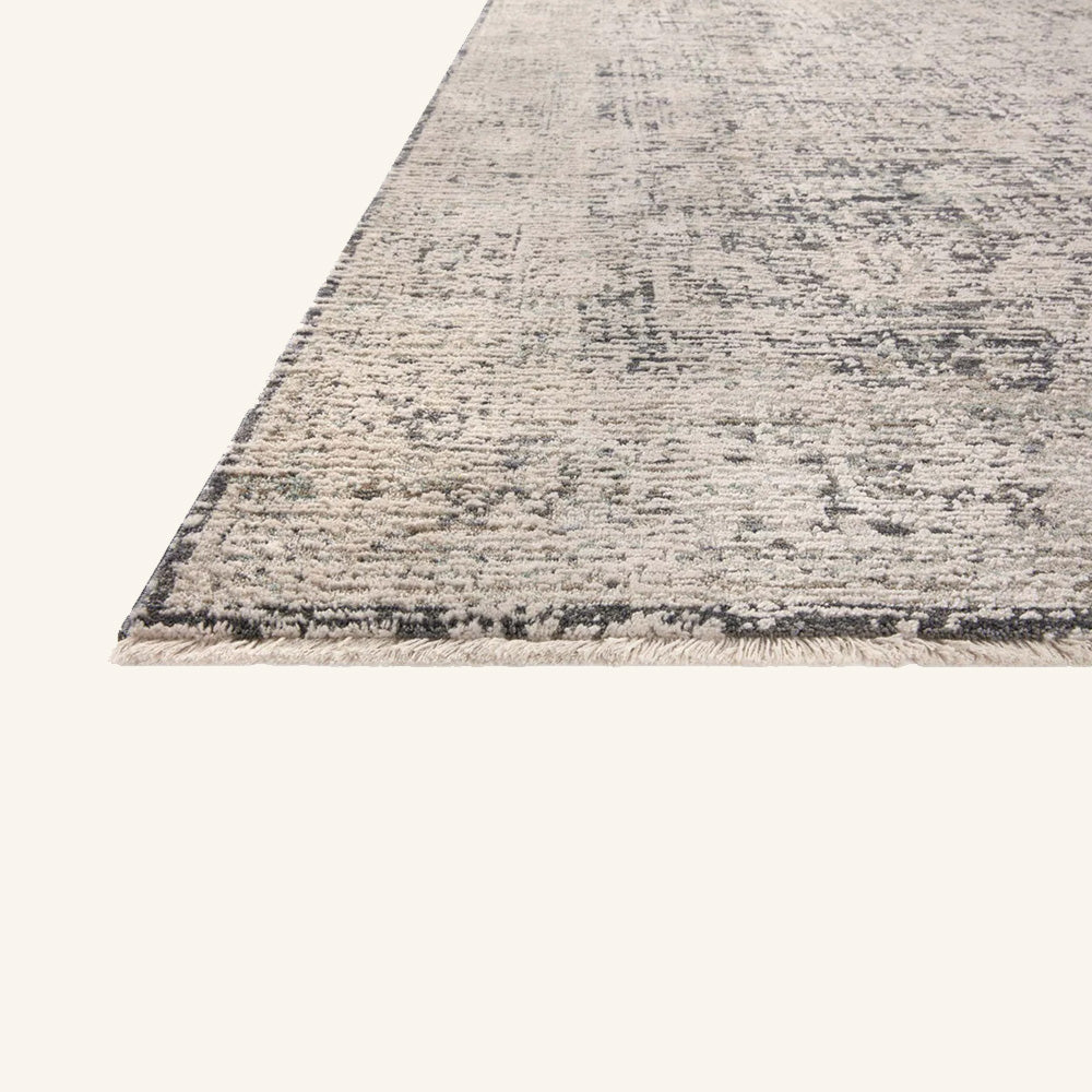 Alie Area Rug in Charcoal/Beige