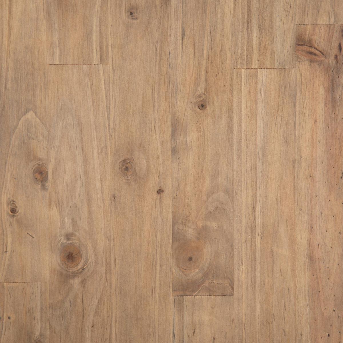 Smoked pine texture of Tahoe Bookshelf showing natural grain and warm tones.