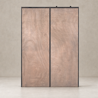 Tahoe Bookshelf in smoked pine with sleek, modern design and natural wood grain finish.