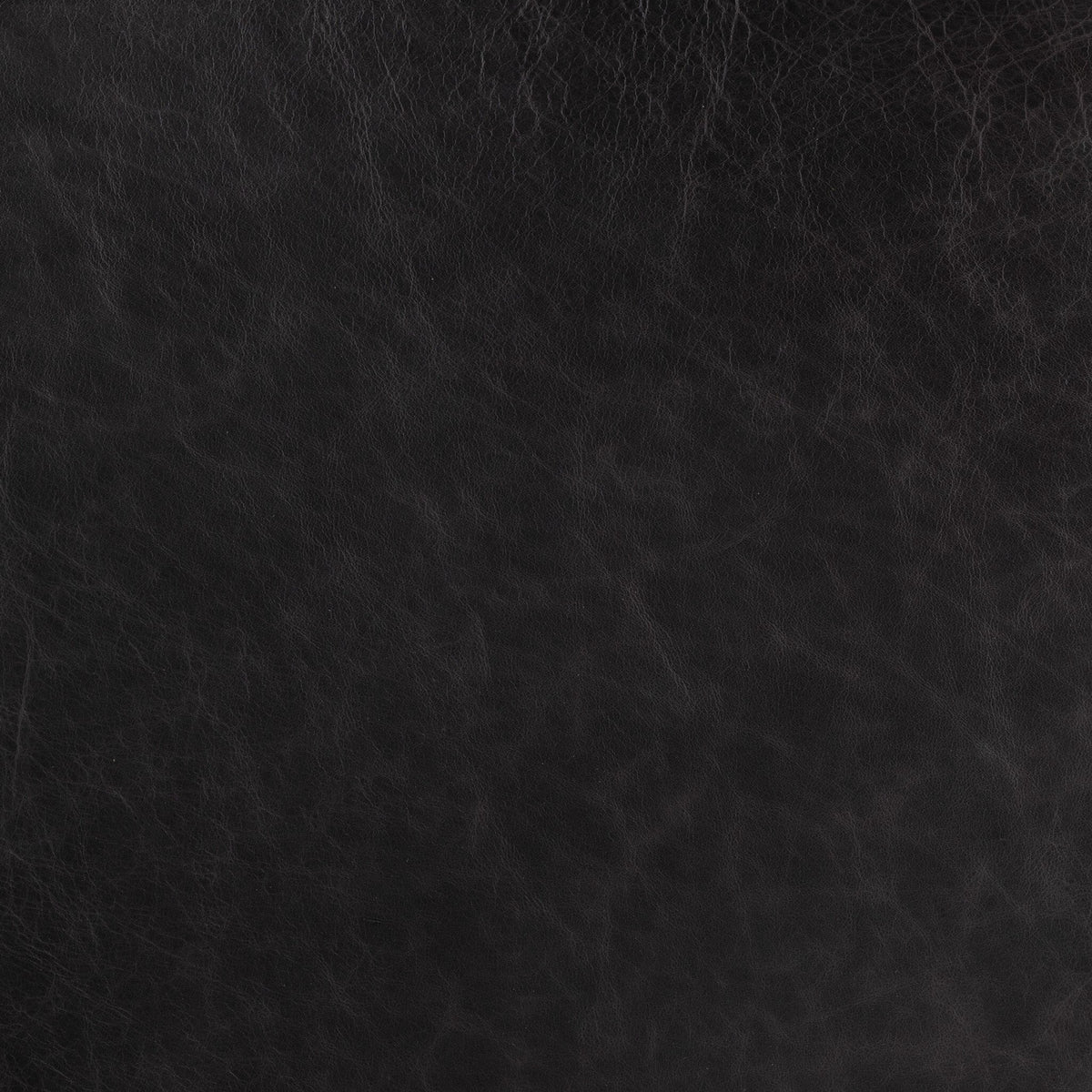 Textured close-up of Sonoma Black leather used in Amato Dining Chair.