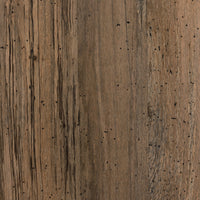 Detailed close-up of rustic wormwood oak texture for Biscay Sideboard.