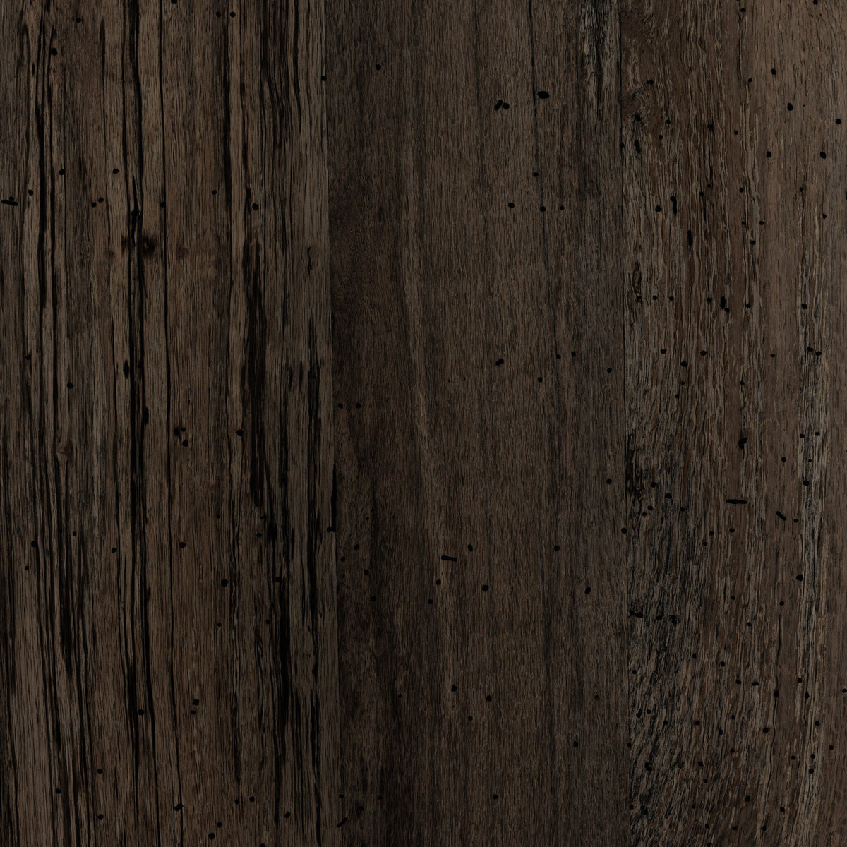 Biscay Sideboard in ebony rustic wormwood oak showcasing textured wood grain finish.