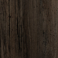 Biscay Sideboard in ebony rustic wormwood oak showcasing textured wood grain finish.