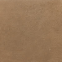 Soleil Chair in Palermo Drift showcases rich, textured leather with a warm tone.