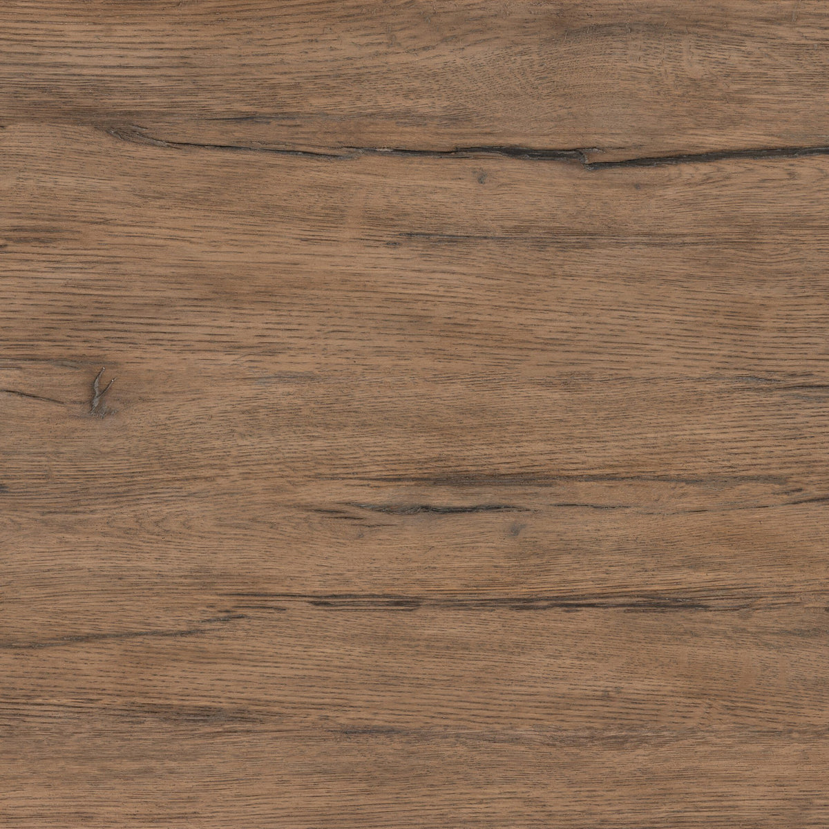 Rustic grey surface of the Zinnia Desk showcasing natural wood grain and texture.