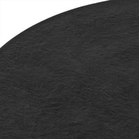 Close-up of the Holden End Table's textured black finish highlighting its sleek surface.