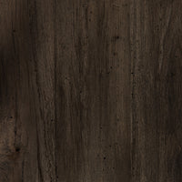 Textured close-up of the Brisa Dining Table in ebony rustic wormwood oak.