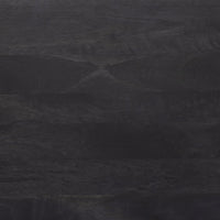 Close-up of the Arden Large Nightstand's rich, dark wood finish highlighting its elegant grain patterns.
