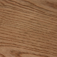 Close-up of the toasted ash finish on the Aspen Top Console Table.