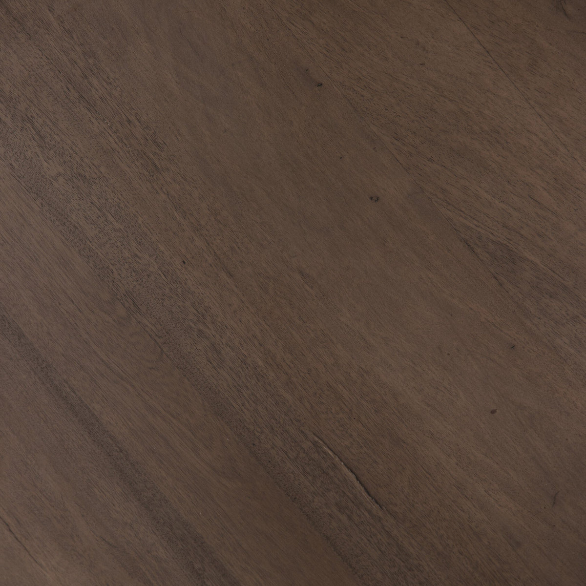 Ashford End Table featuring a smooth, rich dark wood finish texture.