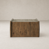 Weathered Oak Fairview Coffee Table with rustic finish and sturdy design.