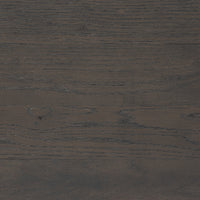 Fairview Coffee Table in smoked black resawn oak, showcasing rich texture and grain details.