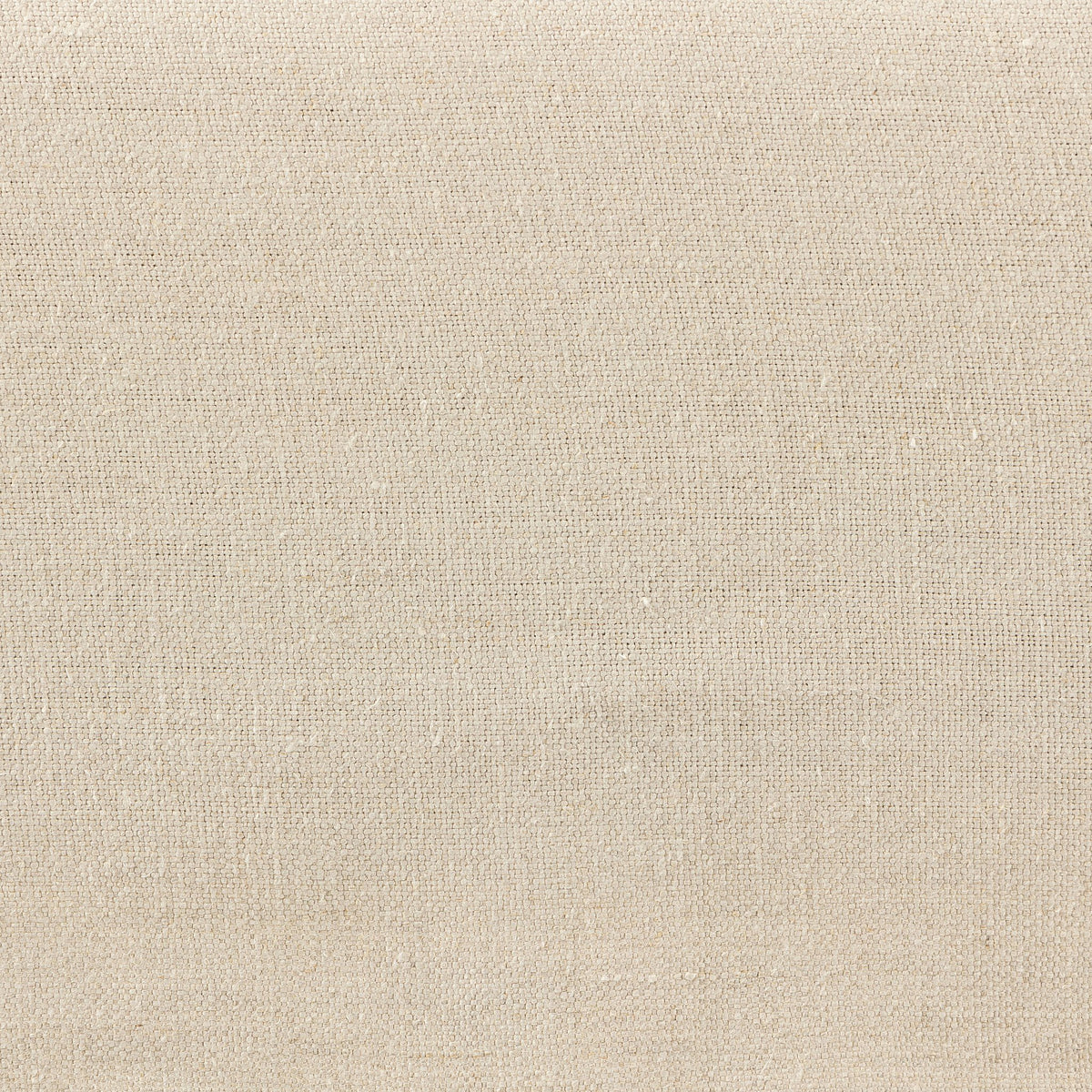 Close-up of the textured fabric on the Linden Slipcover Bench in a neutral tone.