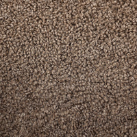 Taupe shearling texture close-up of the Poppy Swivel Chair upholstery.