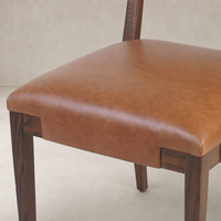 Sonoma Chestnut Nori Dining Chair with smooth, inviting seat and sturdy wooden frame.