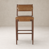 Bex Bar + Counter Stool in Sonoma Chestnut featuring a sleek design and sturdy legs.