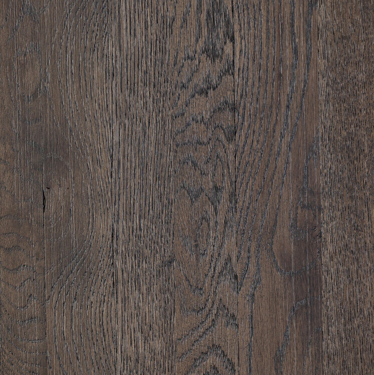 Smoked Black Oak texture showcasing the detailed grain of the Lima Cabinet.