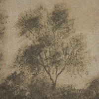 Highland Haze fabric by Aileen Fitzgerald in Hillside Haze, featuring a textured tree design.