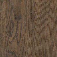 Close-up of the Greer Bookcase's rich, textured wood grain highlighting its rustic elegance.