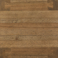 Brisa End Table featuring a rich, textured wooden surface with intricate patterns.