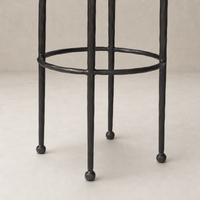 Jasper Bar + Counter Stool features sleek Alcala Taupe legs with a modern design.