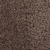 Taupe shearling texture of the Elodie Chair, showcasing its plush, cozy feel.