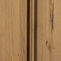 Aged Natural Oak Tokyo Cabinet close-up highlighting its textured wood finish.