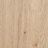 Close-up of the Arcadia Cabinet's natural wood finish, highlighting its unique grain and texture.