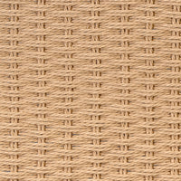 Textured close-up of woven beige material showcasing its intricate pattern.