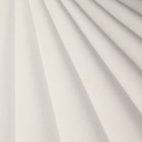 Cream canvas pendant with pleated texture and soft, streamlined aesthetic.