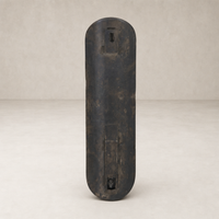Zola Wall Mounted Candle Holder in distressed bronze with a sleek oval design.