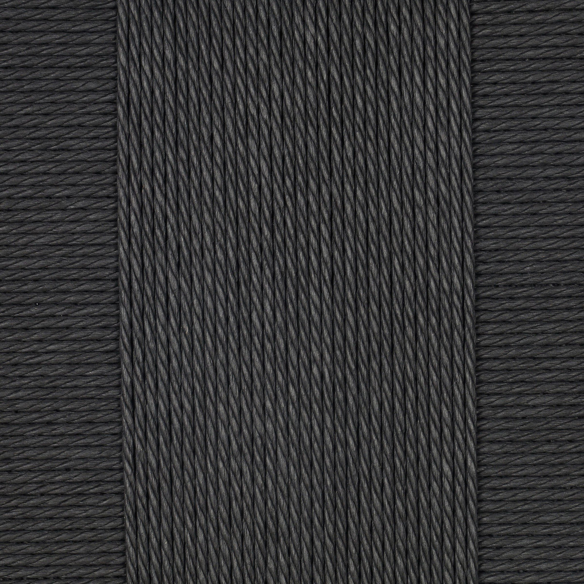 Close-up of Kauri Bar + Counter Stool in Essence Natural, highlighting the textured black rope material.