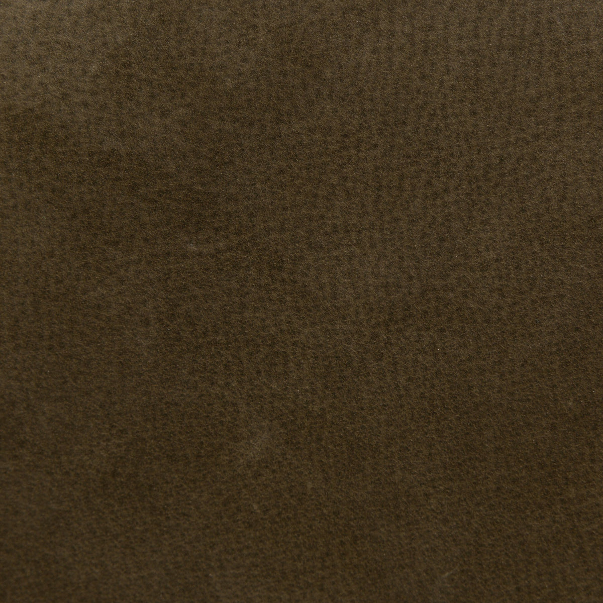 Soft nubuck olive texture of a counter stool upholstery.
