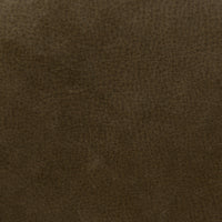 Soft nubuck olive texture of a counter stool upholstery.