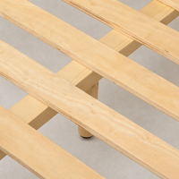 Savoy Parchment bed slats showcasing natural wood grain and sturdy construction.