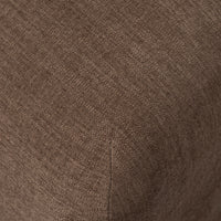 Close-up of the textured Laughlin Cafe fabric on the Huxley Dining Chair.