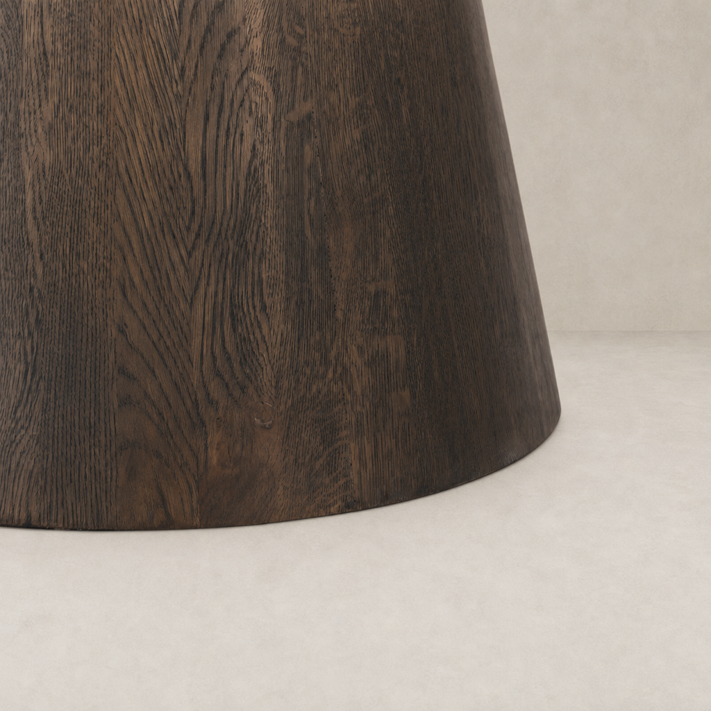 Calacatta Viola Marble dining table showcasing a sleek, minimalist design with elegant curves.