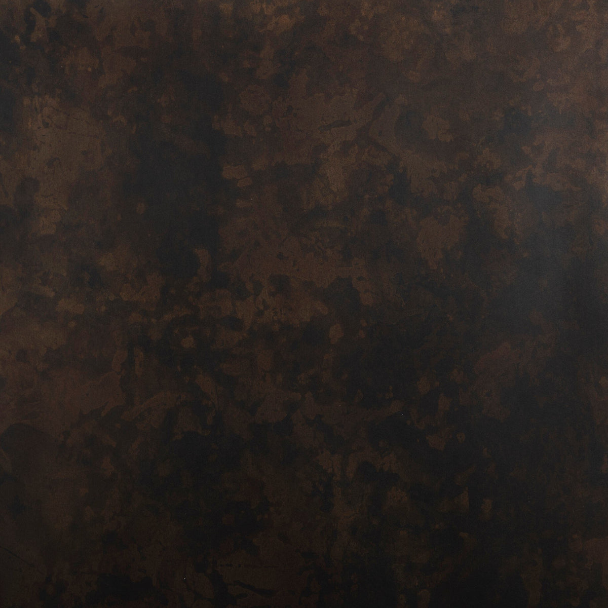 Dark brown textured metal patina