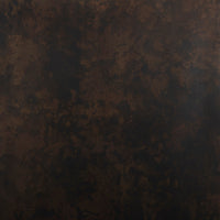 Dark brown textured metal patina