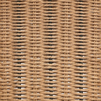 Savile Flax dining chair seat featuring woven texture and natural fibers.