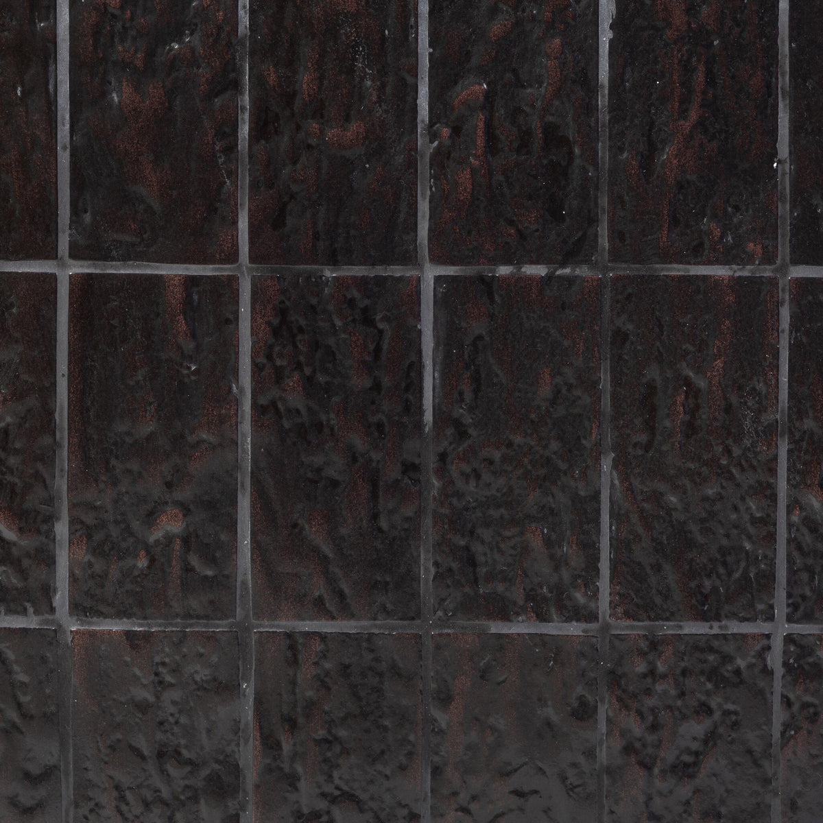 Textured brown tile surface ideal for a stylish end table design.