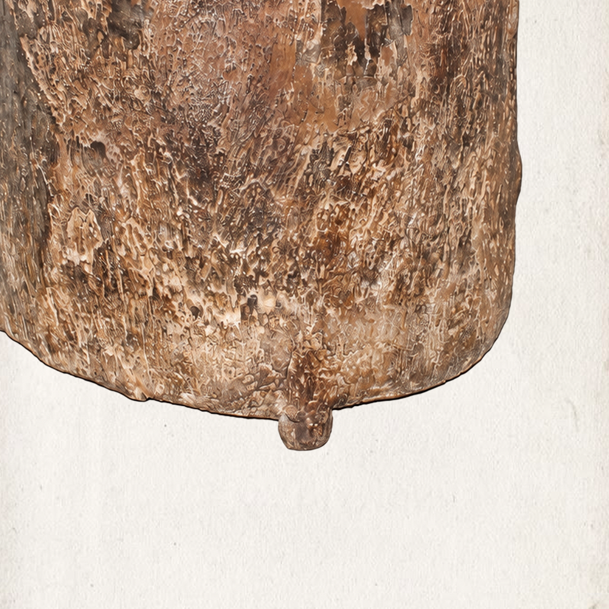 Nagaland Hand-Carved Log Planter
