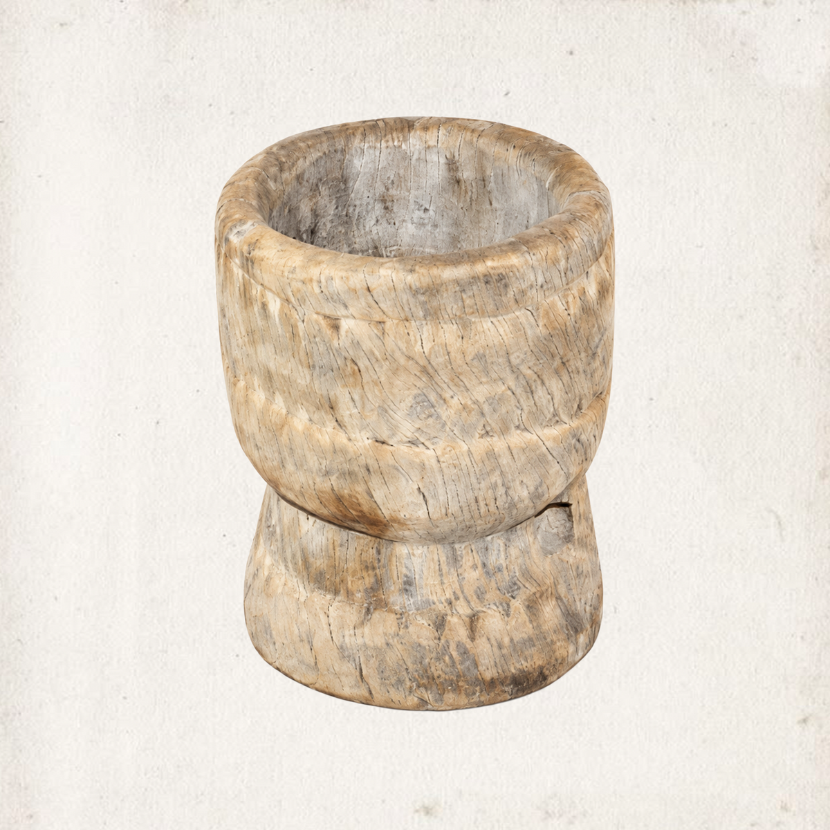Vintage Grain Mortar Planter