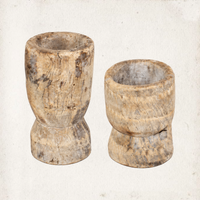 Vintage Grain Mortar Planter