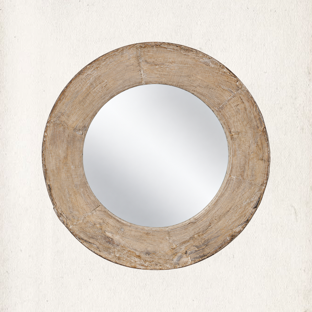 Vintage Round Mirror 42"